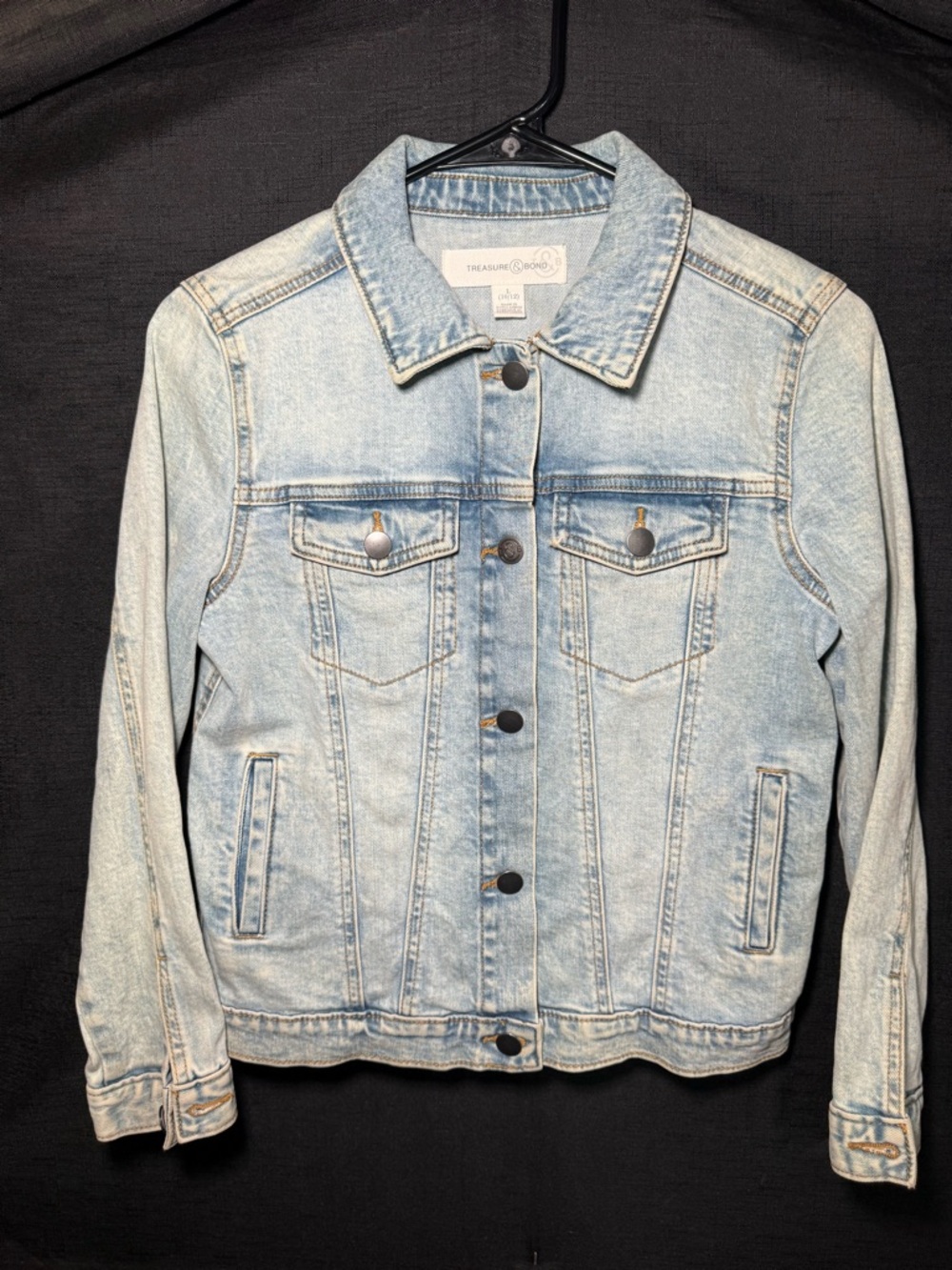 Treasure & Bond Light Blue Kids Jean Jacket